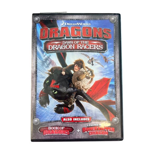 DreamWorks Dragons: Dawn Of The Dragon Racers DVD 2014 Family Movie Pre-Owned - Picture 1 of 4